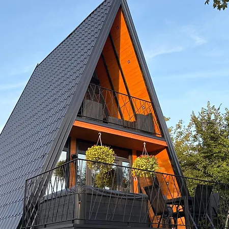 Dom wakacyjny A-frame Luxury House With Hot Tub *