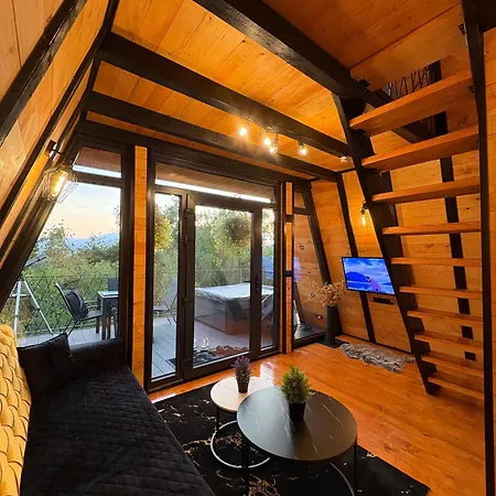 A-Frame Luxury House Near Travnik With Hot Tub