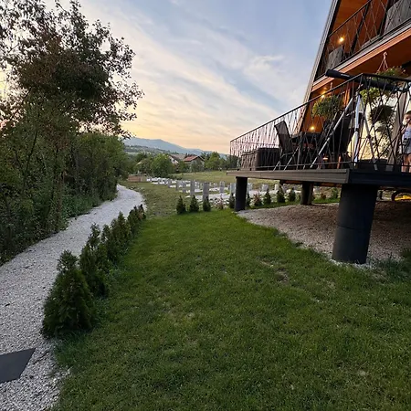 A-frame Luxury House With Hot Tub Nova Bila