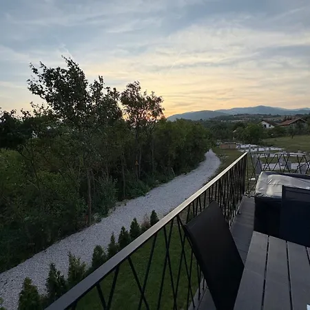 A-Frame Luxury House Near Travnik With Hot Tub Nova Bila