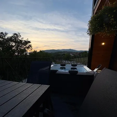 A-Frame Luxury House Near Travnik With Hot Tub Nova Bila