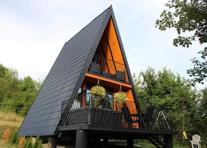 A-frame Luxury House Near Travnik With Hot Tub Nova Bila