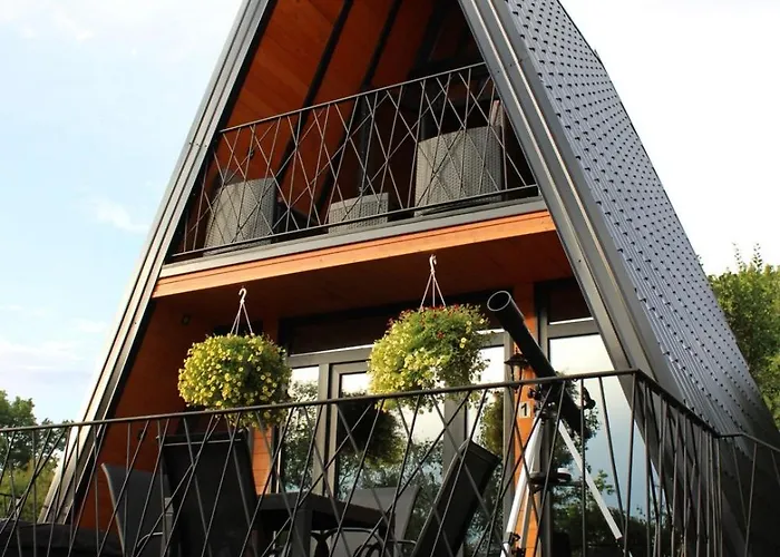 度假居 A-frame Luxury House Near Travnik With Hot Tub