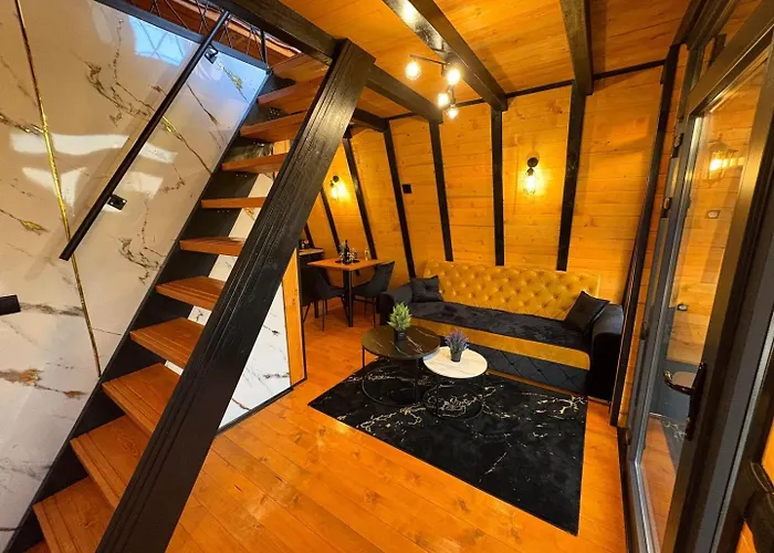度假居 A-frame Luxury House Near Travnik With Hot Tub