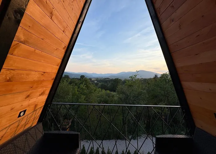 A-frame Luxury House Near Travnik With Hot Tub Nova Bila