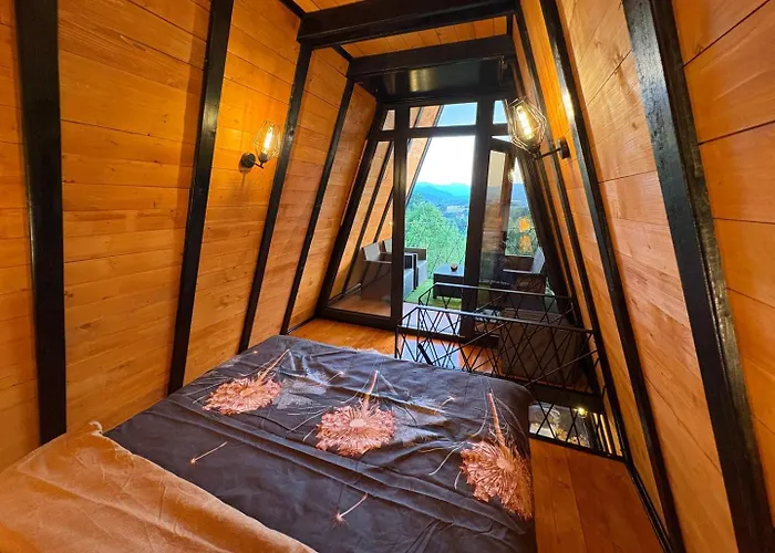 度假居 A-frame Luxury House Near Travnik With Hot Tub *